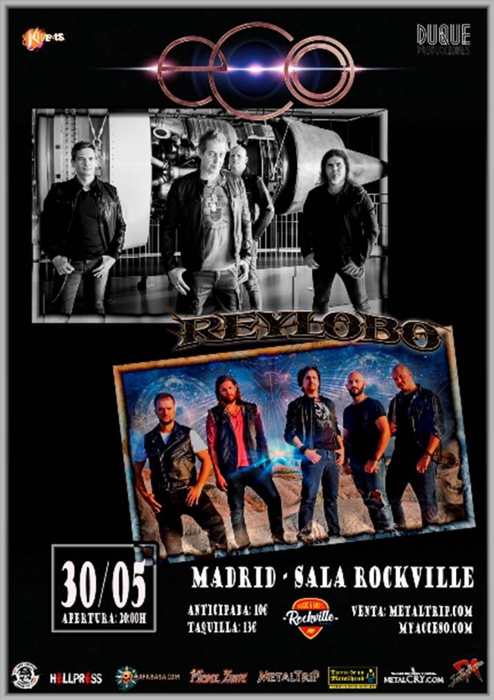 Eco y Reylobo actuarán en Madrid el 30 de mayo