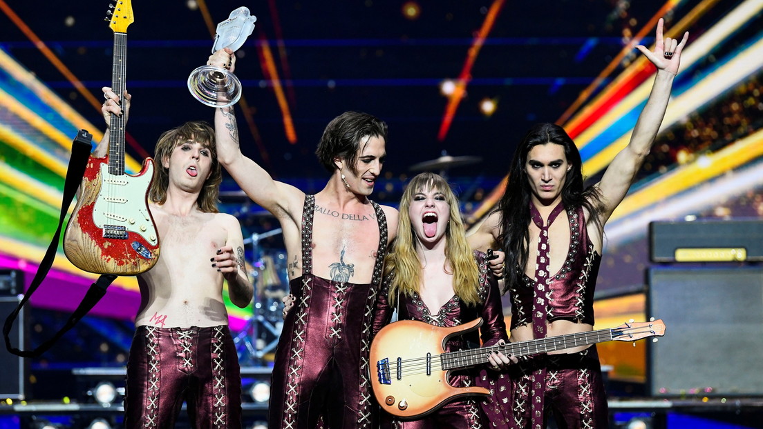 Italia con la banda Maneskin da el triunfo al rock en Eurovisión 2021