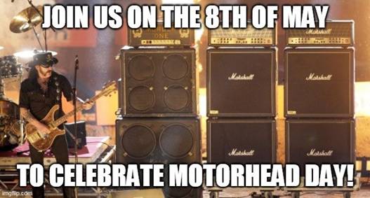 MOTÖRHEAD celebra EL DÍA MÁS RUIDOSO DEL AÑO: SÁBADO 8 DE MAYO 2021
