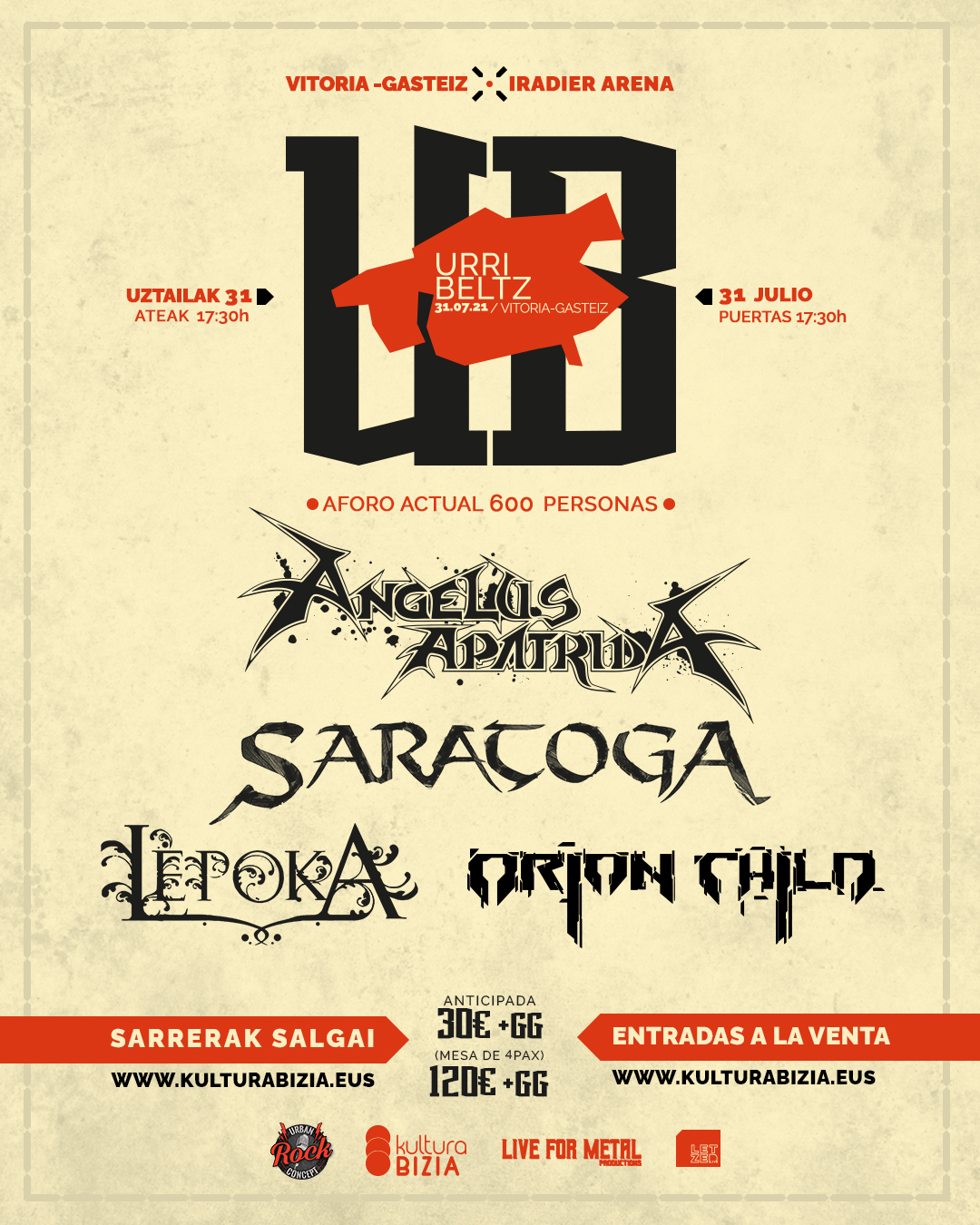 Presentamos  el festival URRIBELTZ METAL FEST