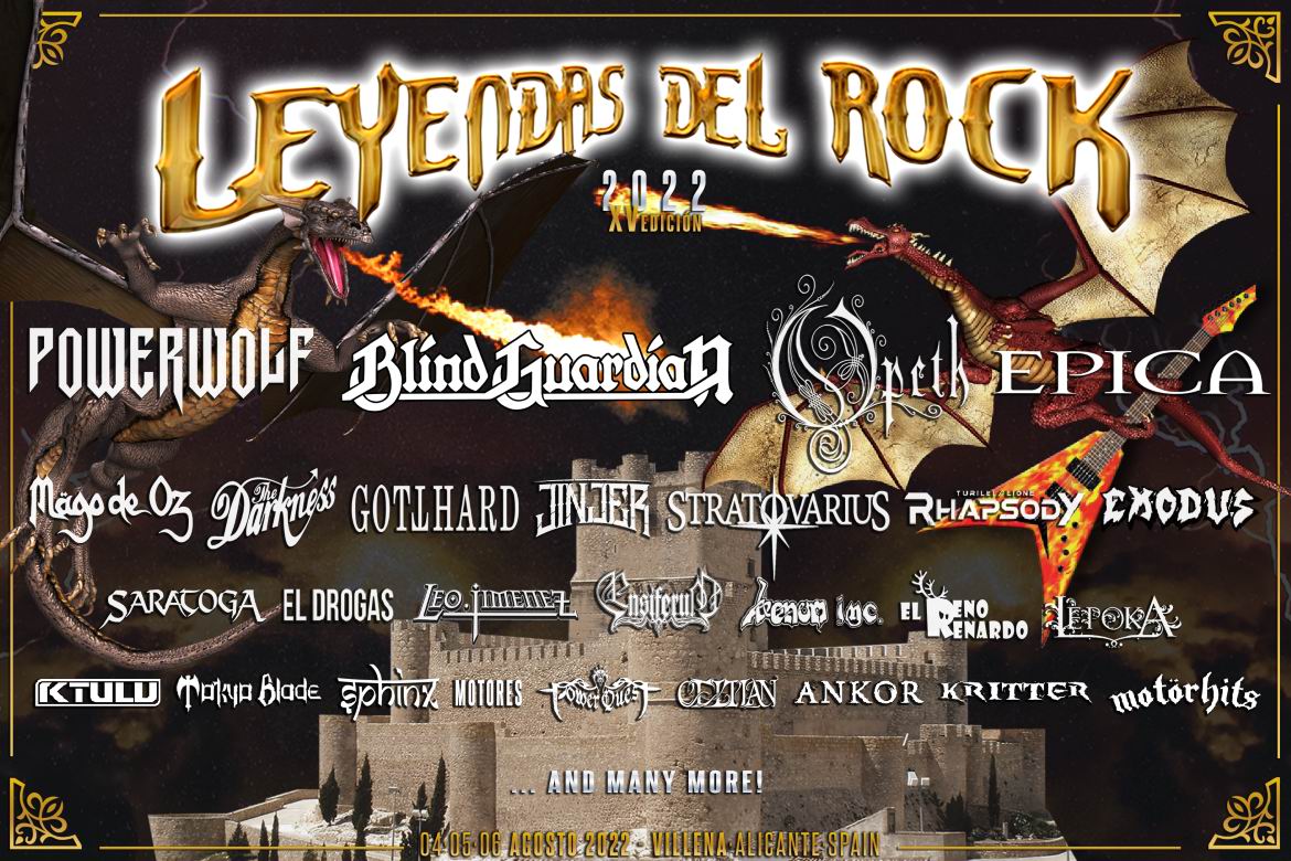 Festival Leyendas Del Rock: Avance del cartel y venta de entradas