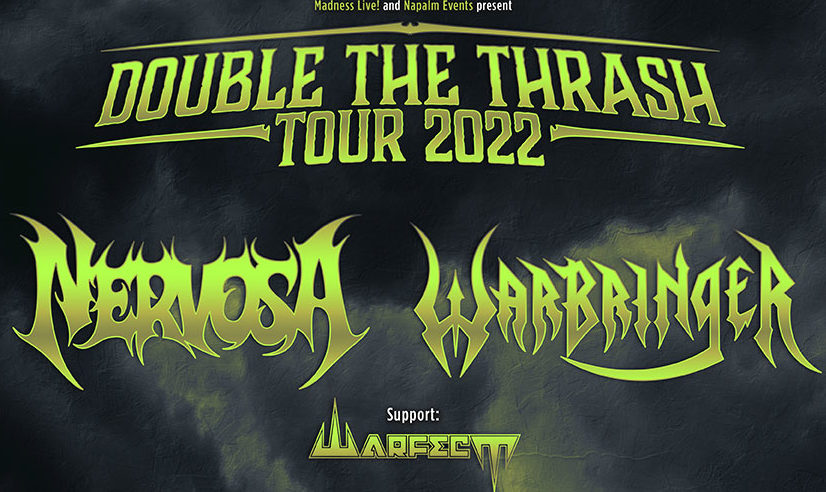 Nervosa + Warbringer + Warfect: Gira por España en marzo de 2022