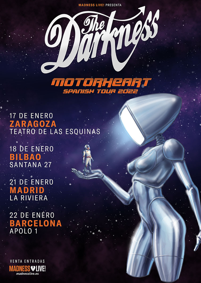 The Darkness: Gira española en 2022