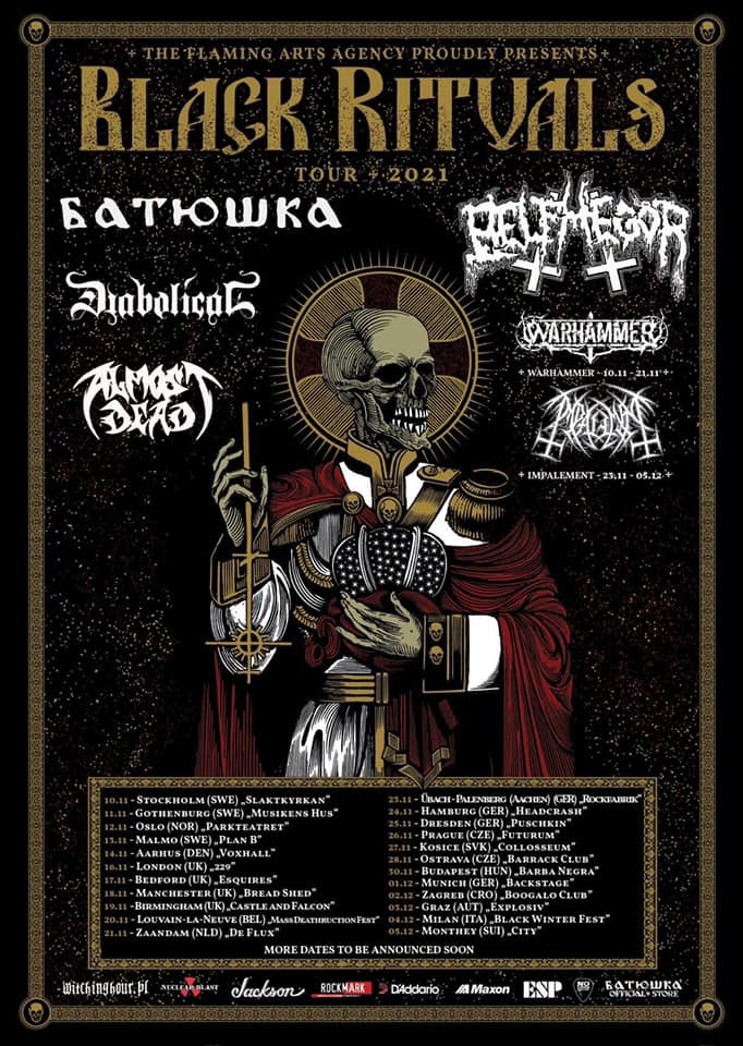 Almost Dead se unen a Batushka y a Belphegor en el “Black Rituals Tour”