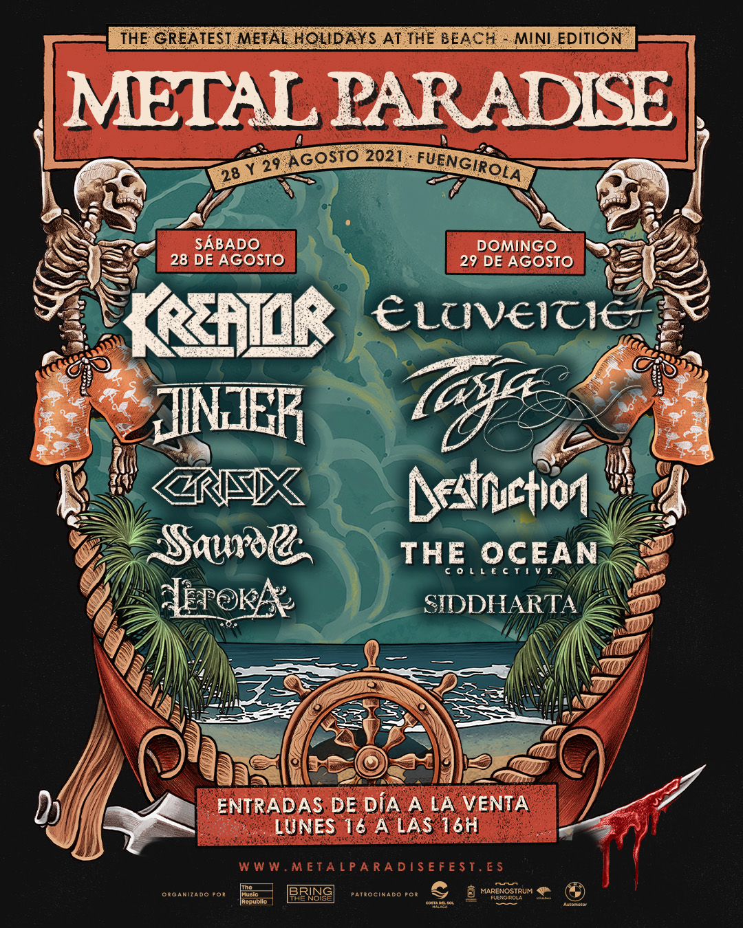 Metal Paradise Fest confirma el cartel por días