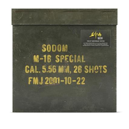 SODOM -la pionera banda del THRASH METAL Alemán- reedita su histórico álbum ‘M-16 (20 Anniversary)’ en un formato espectacular