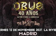 OBUS CUMPLEN 40 AÑOS. Concierto Viernes 12 de noviembre. La Riviera (Madrid)