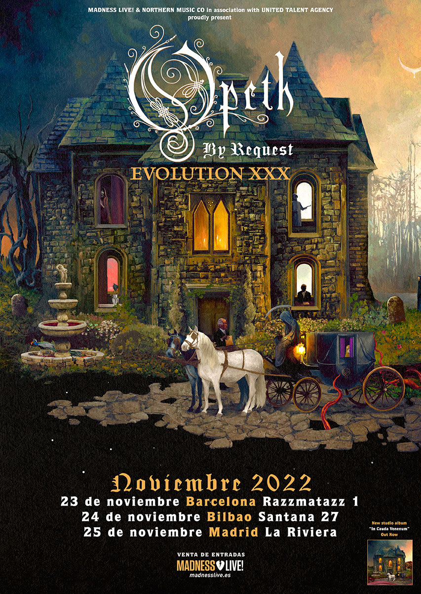 Opeth: Gira por España en otoño de 2022
