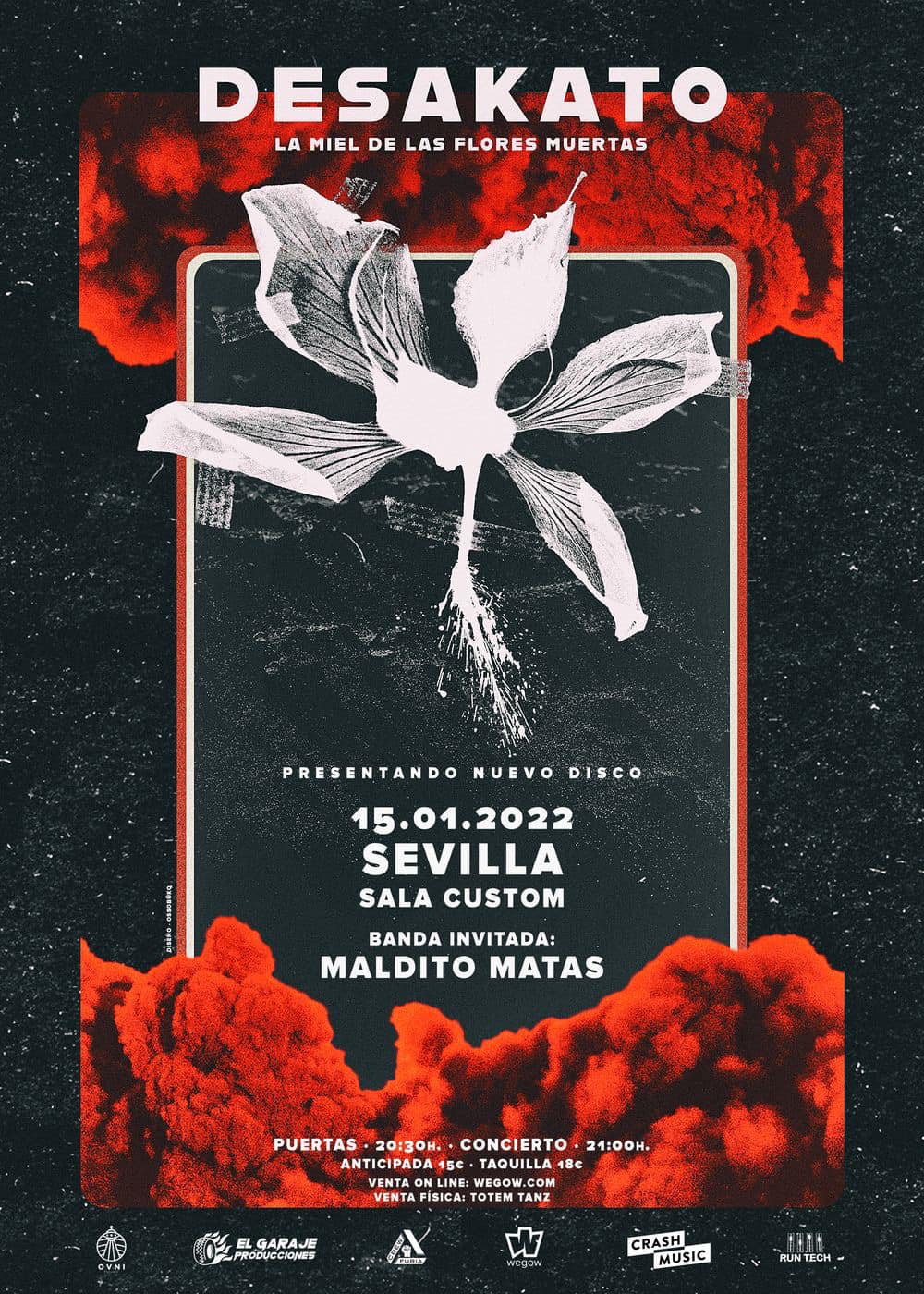 Desakato estarán actuando en Sevilla el 15 de enero