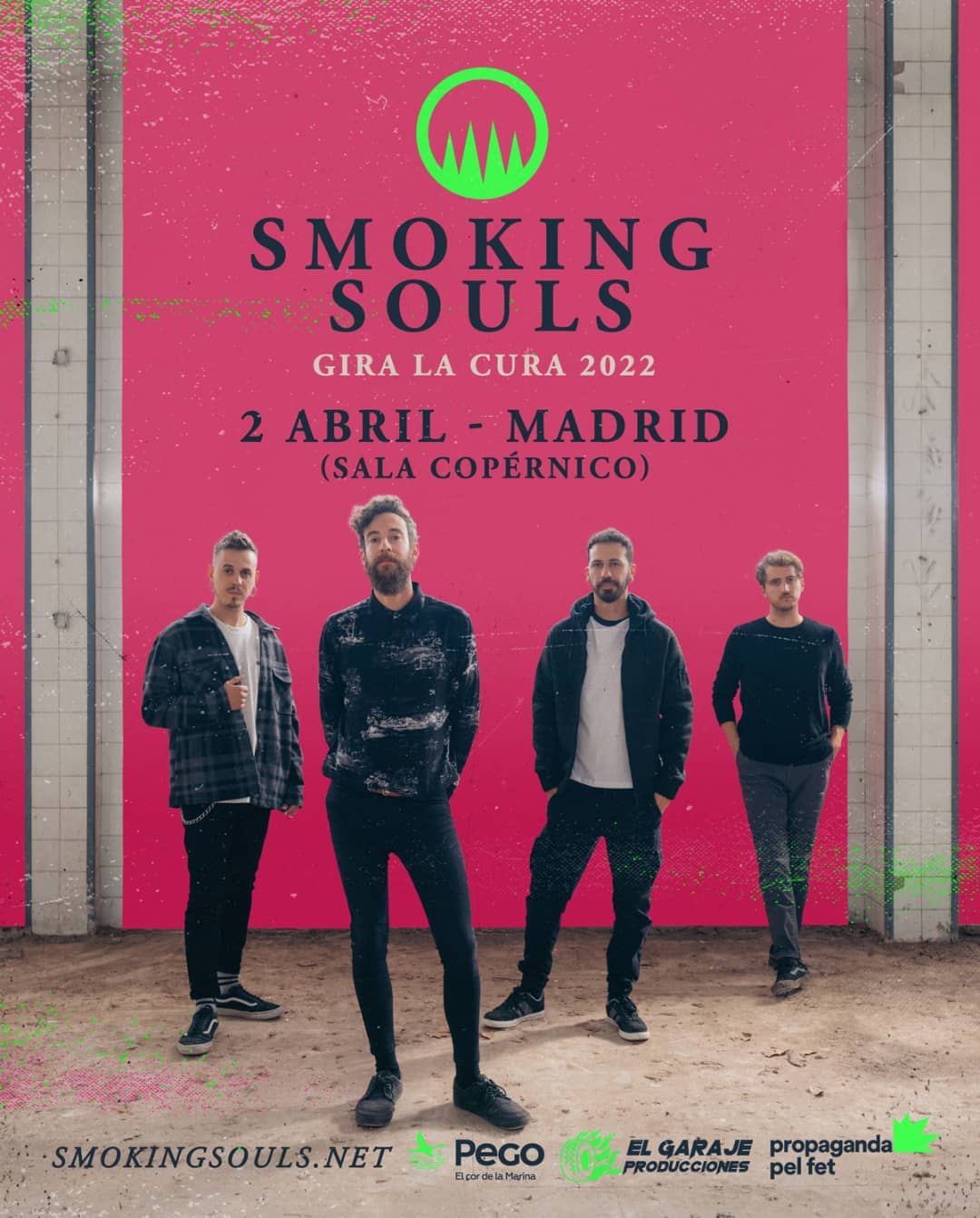 Smoking Souls estarán actuando en Madrid el 2 de abril