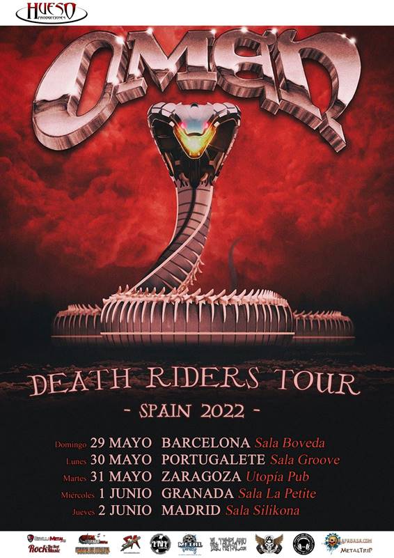 Omen confirma el “Death Riders Tour Spain 2022”