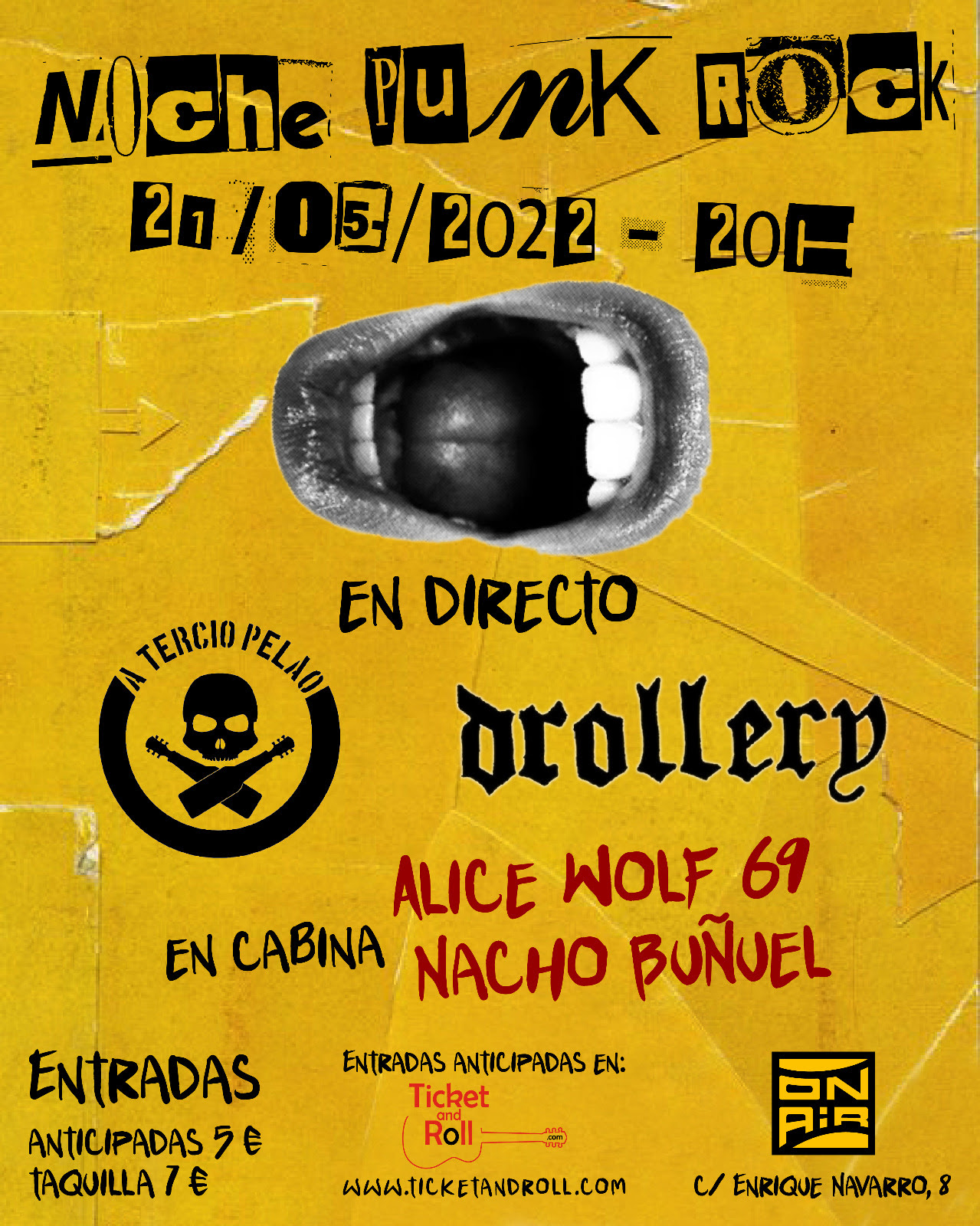 A Tercio Pelao + Drollery estarán este sábado en la sala On Air (Valencia)