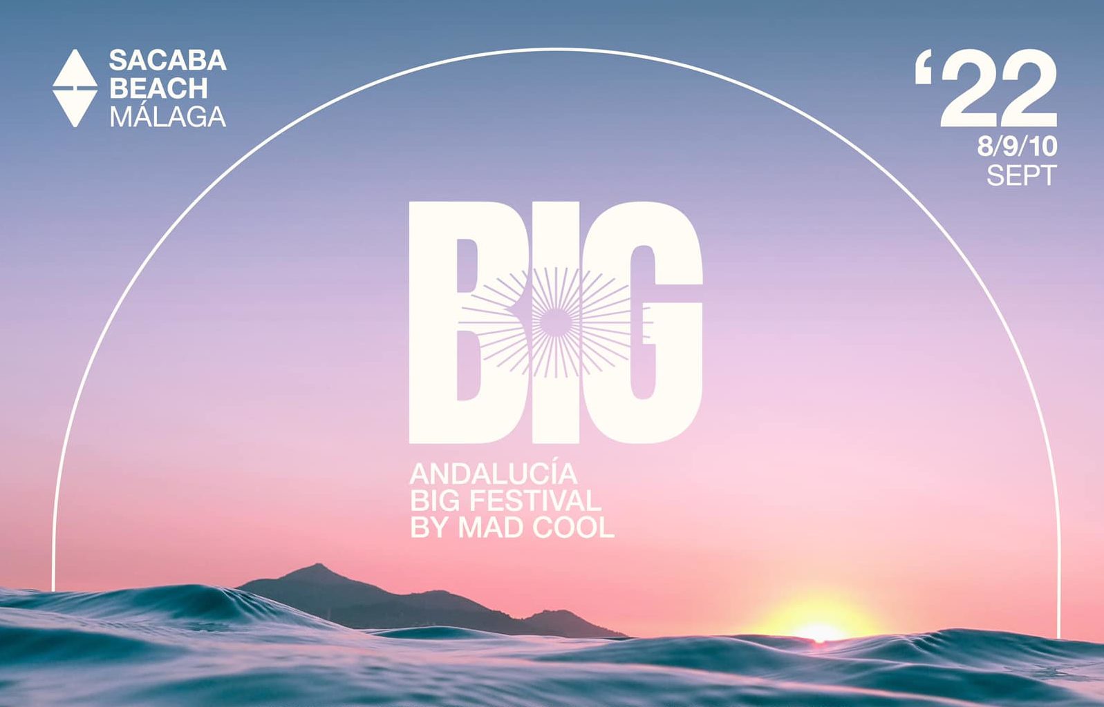 Nace el Andalucía Big Festival By Mad Cool se celebrará los días 8, 9 y 10 de septiembre en la playa Sacaba Beach de Málaga