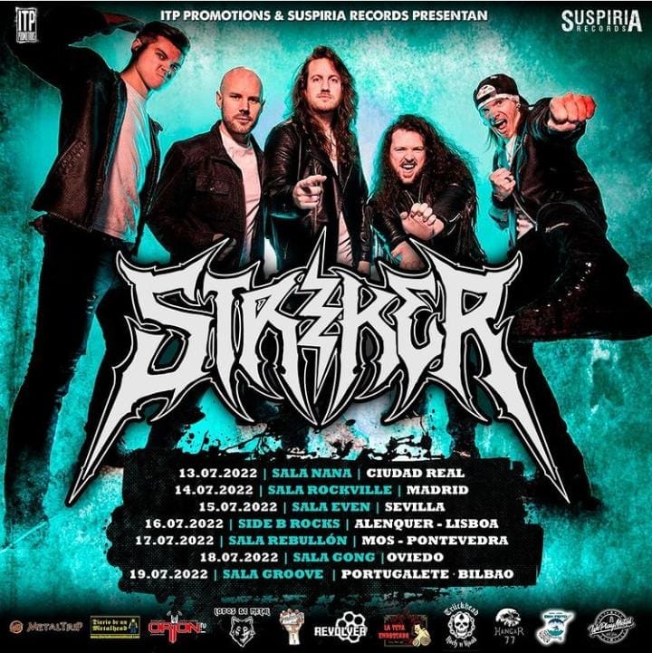 Los canadienses Striker de gira por España en Julio