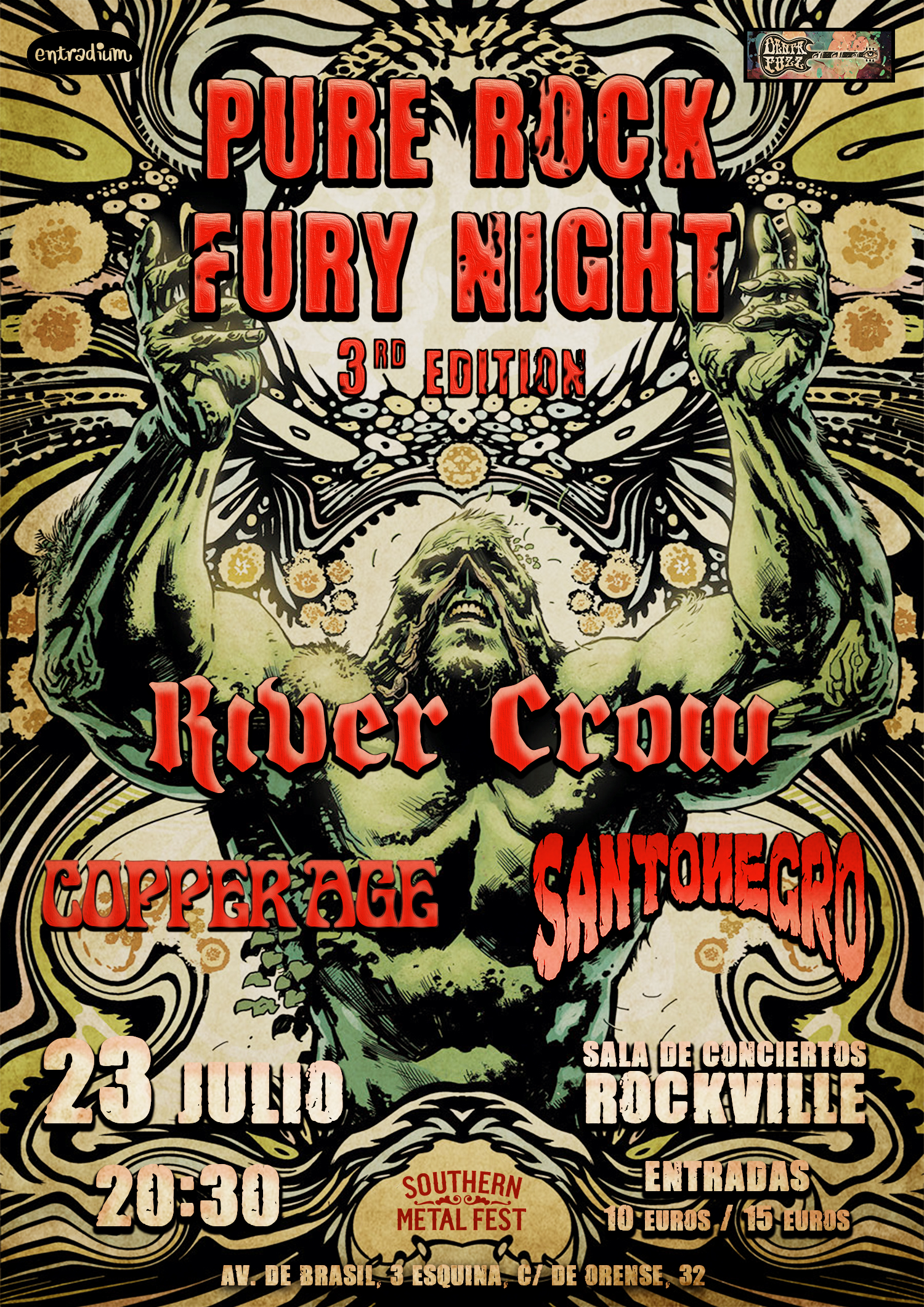 Vuelve el Pure Rock Fury Night el 23 de julio