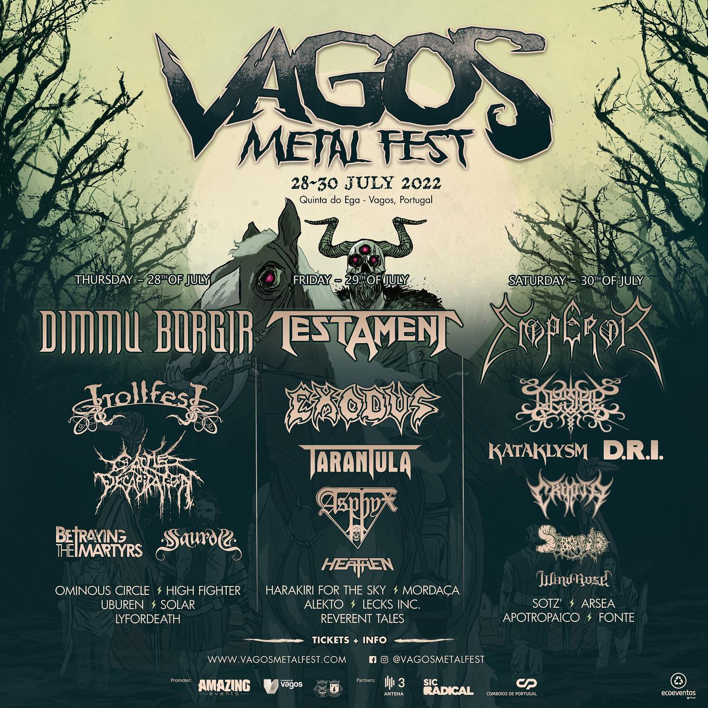 Se aproxima el Vagos Metal Fest, del 28 al 30 de julio