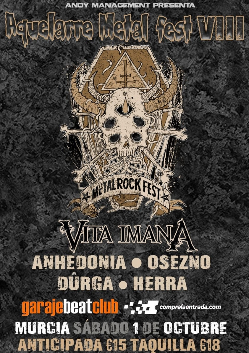 Aquelarre Metal Fest VIII el 1 de octubre
