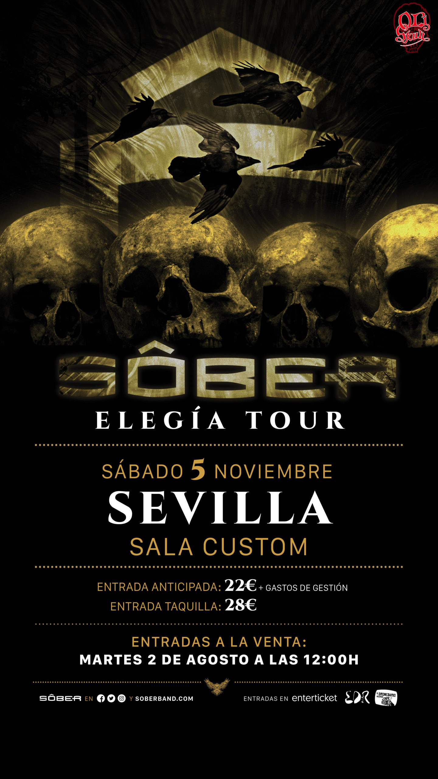 Sôber el 5 de noviembre en Sevilla