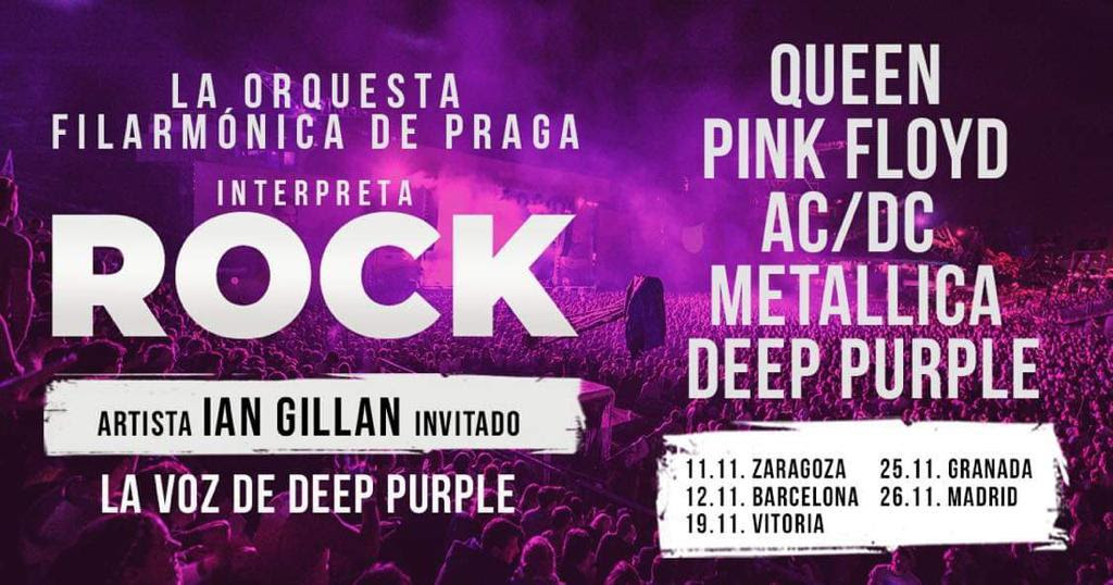 Ian Gillan (Deep Purple) anuncia gira con la Orquesta Filarmónica de Praga por España