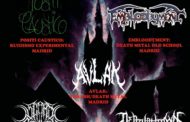 Death At Dawn + Avlak + Scars Of Oblivion + Embloodyment + Positi Caustico el 10 de septiembre en Madrid
