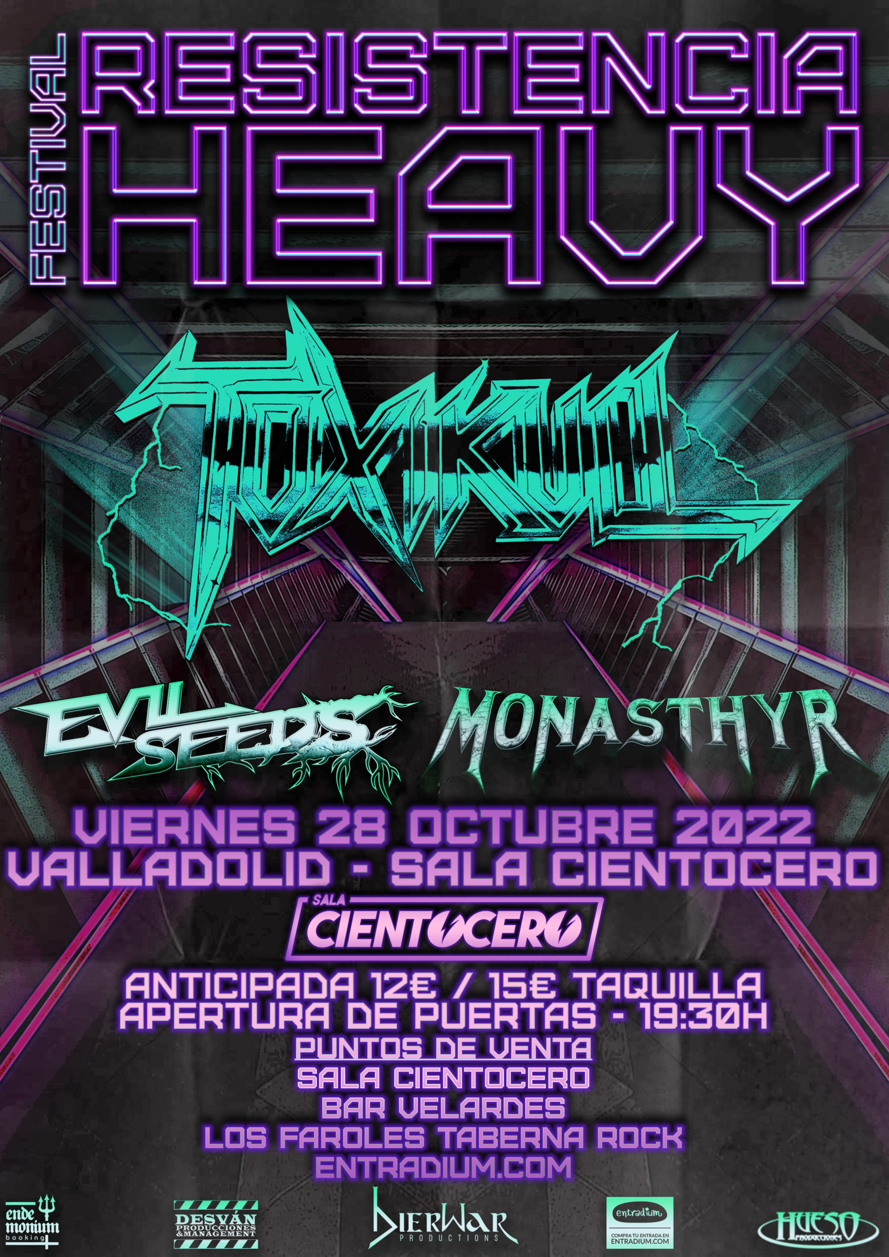 Festival Resistencia Heavy, el 24 de octubre en Valladolid