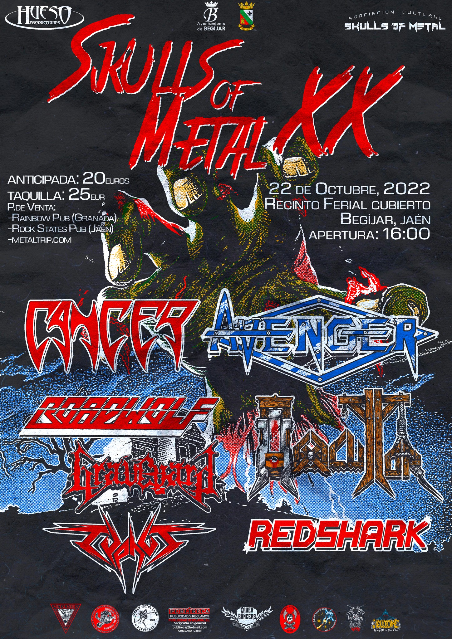 Este fin de semana se celebra el XX Skulls Of Metal Fest