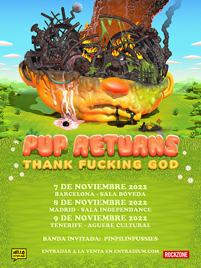 Pup estarán de gira por España en el mes de noviembre