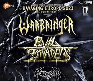 Evil Invaders y Warbringer, tour español en abril de 2023