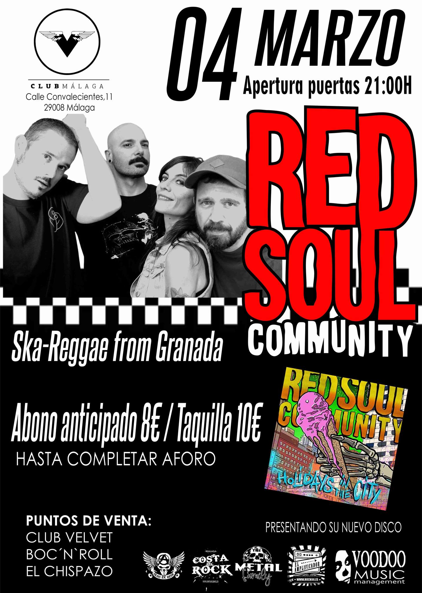 Red Soul Community – 4 de marzo en Málaga