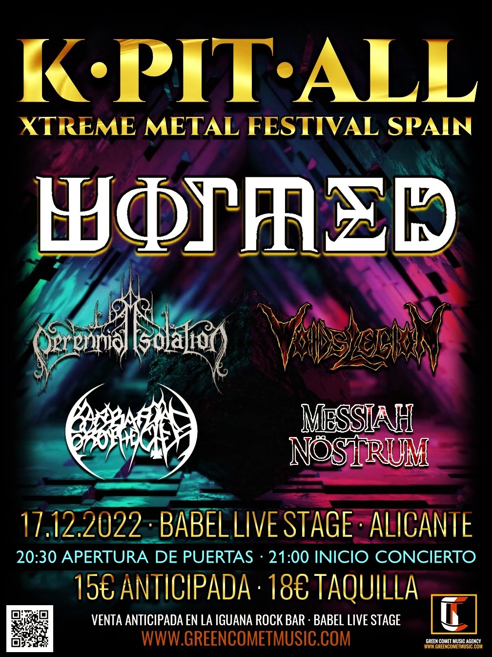 K.Pit.All: Nuevo festival de metal extremo el 17 de diciembre