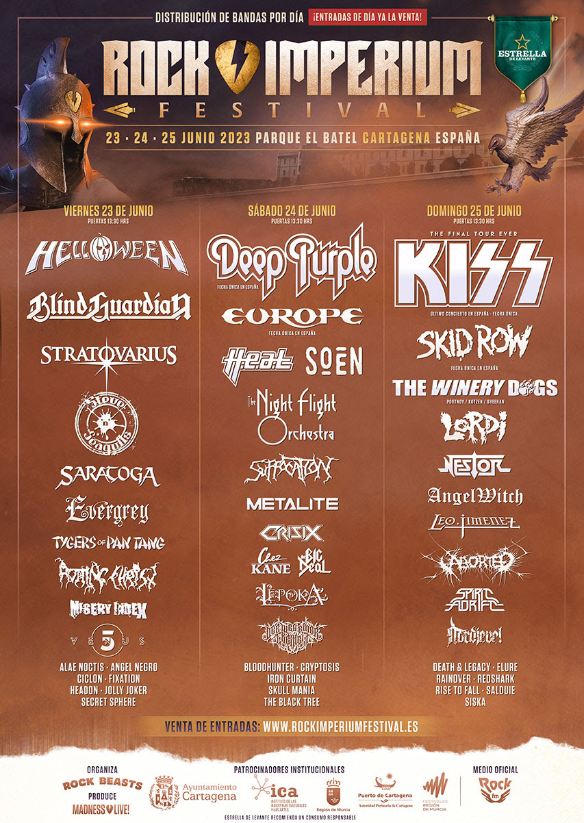 Rock Imperium Festival anuncia su cartel por días