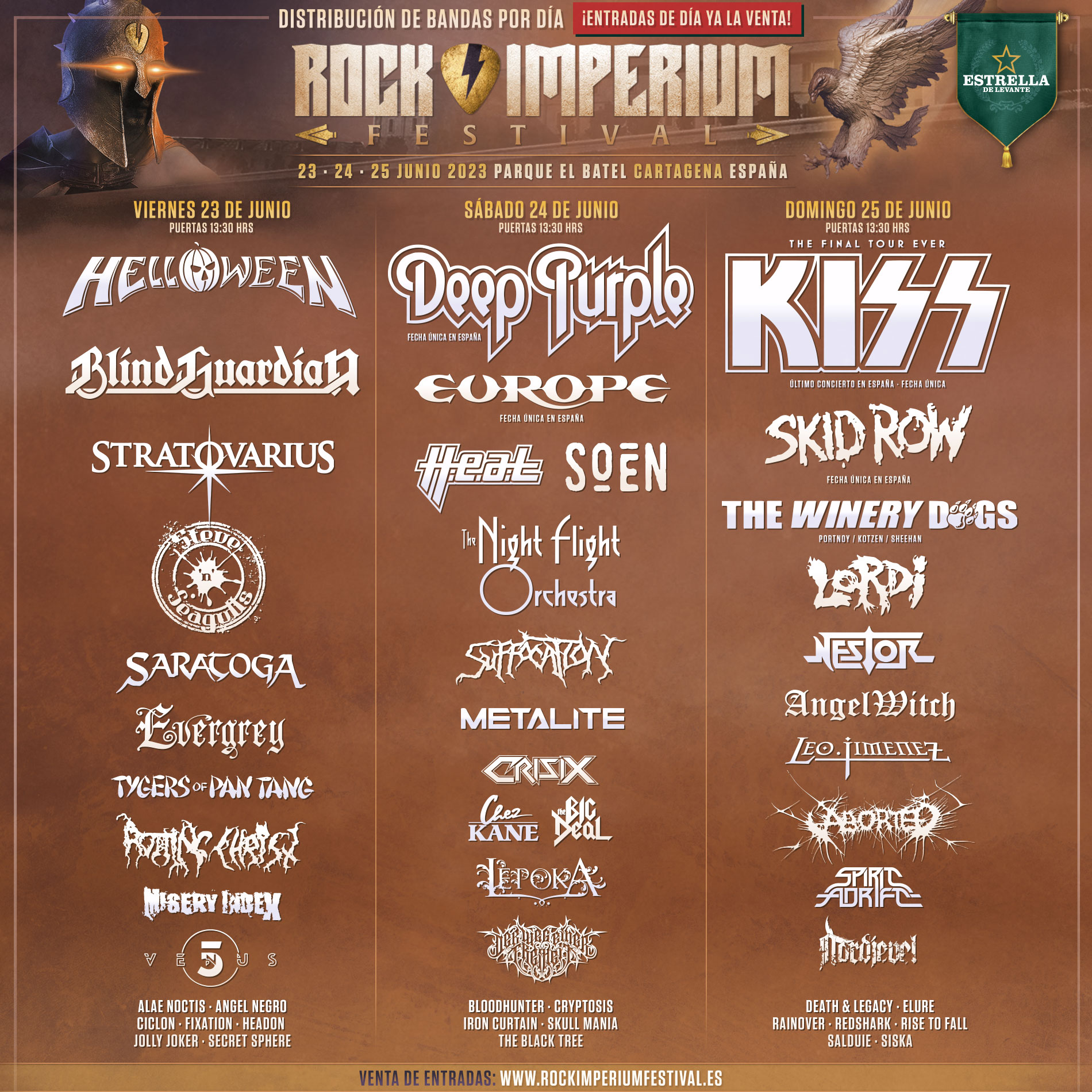 Rock Imperium Festival – 23, 24 y 25 de junio