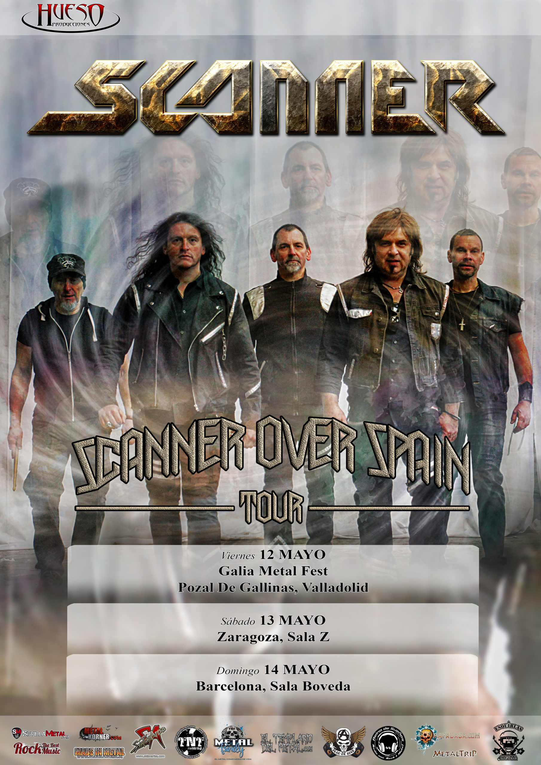 La banda alemana Scanner estarán actuando en mayo en España