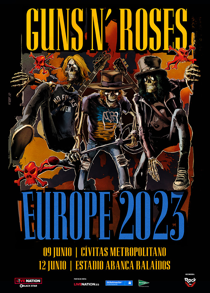 Guns N’Roses estarán actuando en España en junio