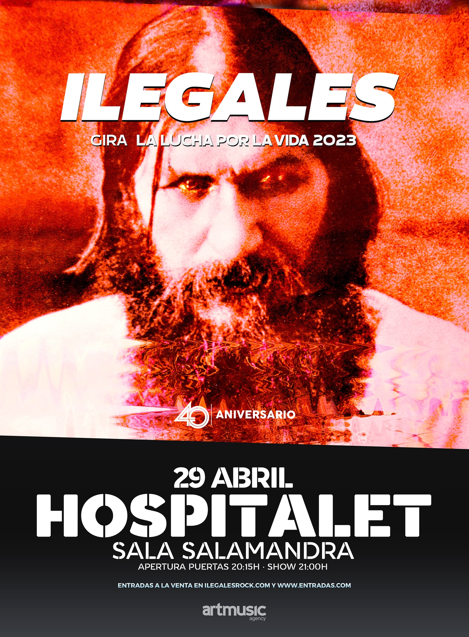 Ilegales estará actuando el 29 de abril en la sala Salamandra de L’ Hospitalet De Llobregat
