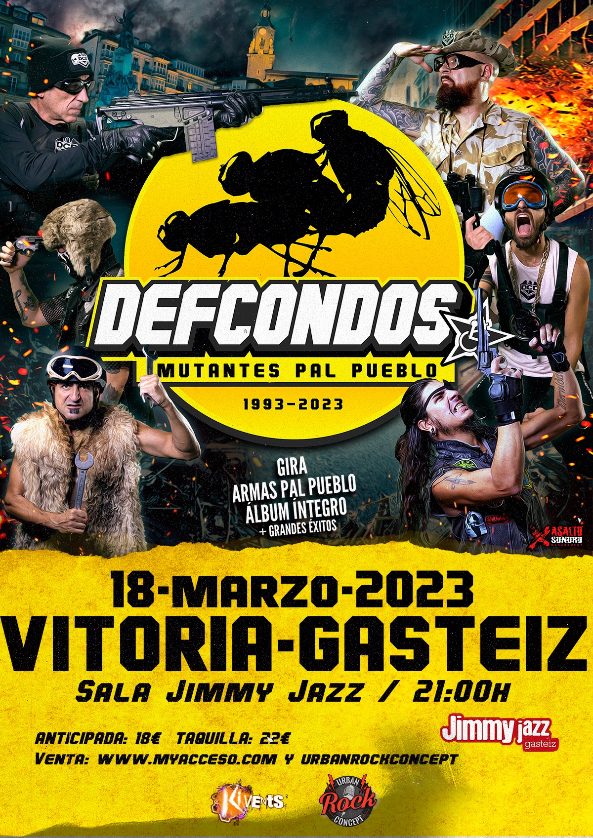 Def Con Dos estarán actuando el 18 de marzo en Vitoria
