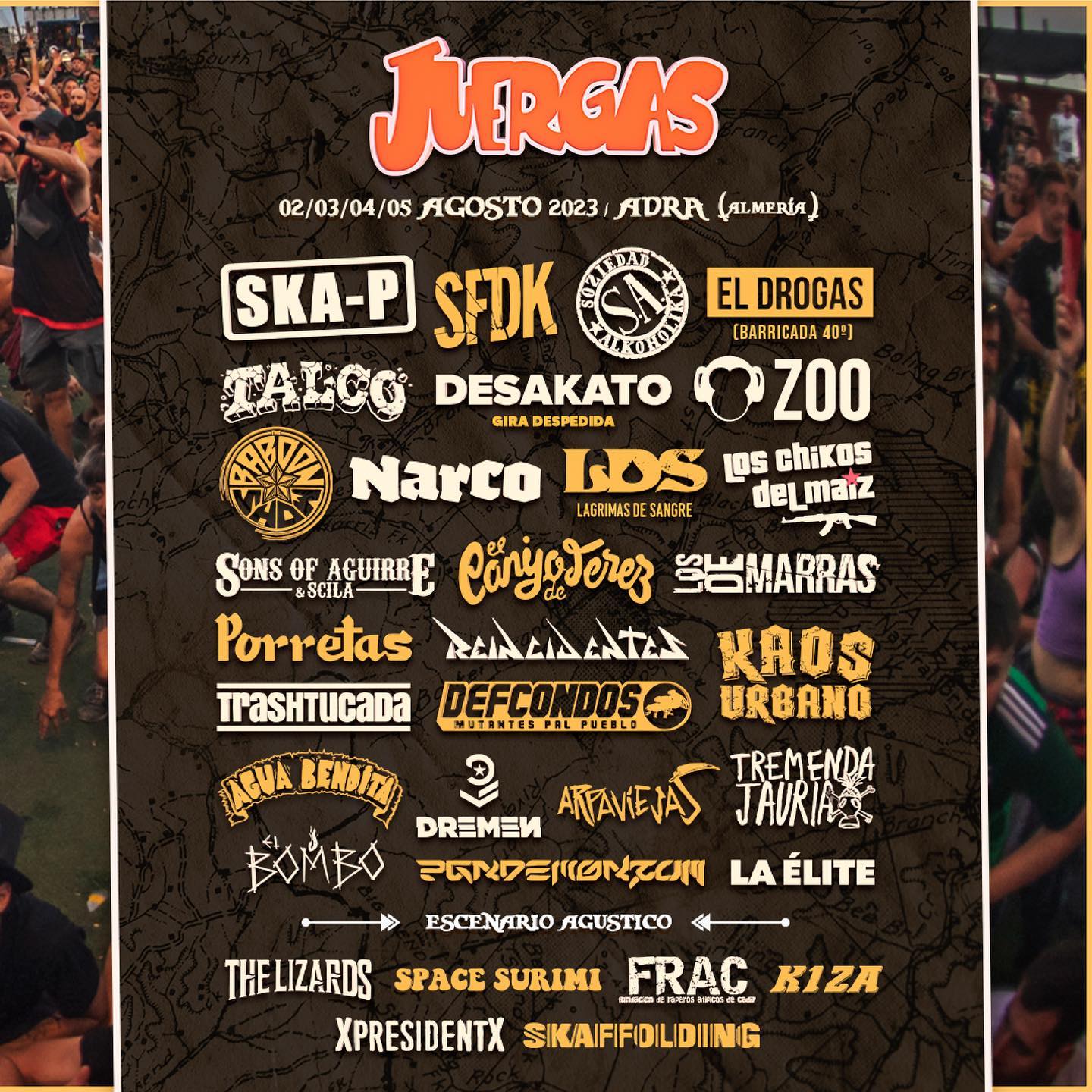 The Juergas Rock Festival – 2/3/4 y 5 de agosto en Adra (Almería)