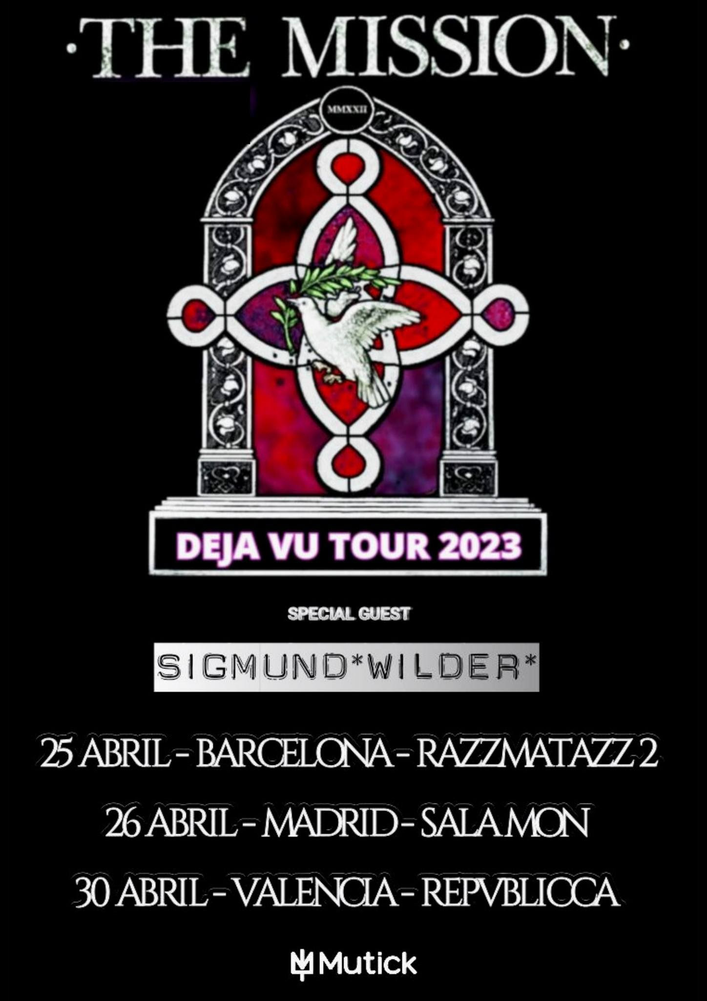 The Mission “Deja Vu” Tour 2023, todas sus fechas en España