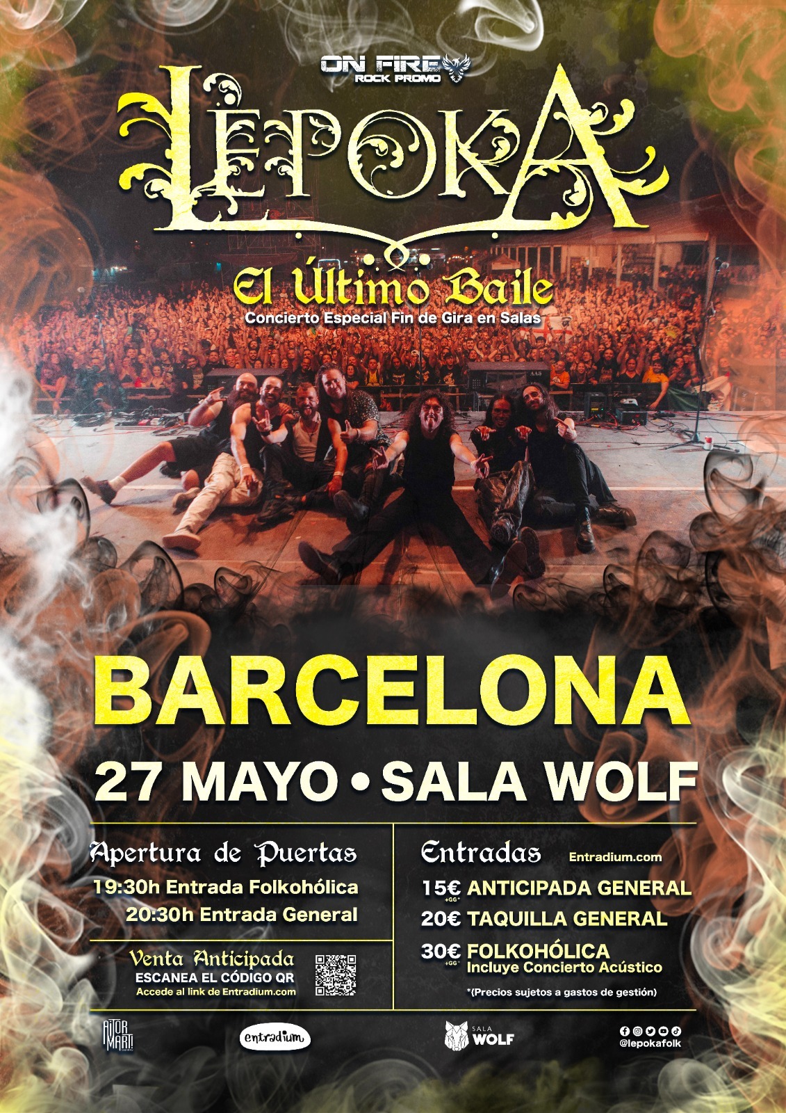 Lepoka el 27 de mayo en Barcelona