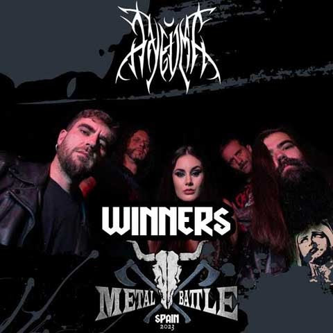 ANEUMA ganadores de la WACKEN METAL BATTLE SPAIN 2023. MADSHER, subcampeones, grabarán en los Estudios Dynamita.