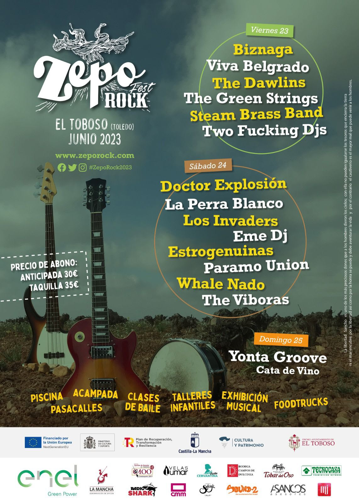 Zeporock Festival lanza su cartel más atrevido, con nuevo recinto, dos escenarios y zona de acampada