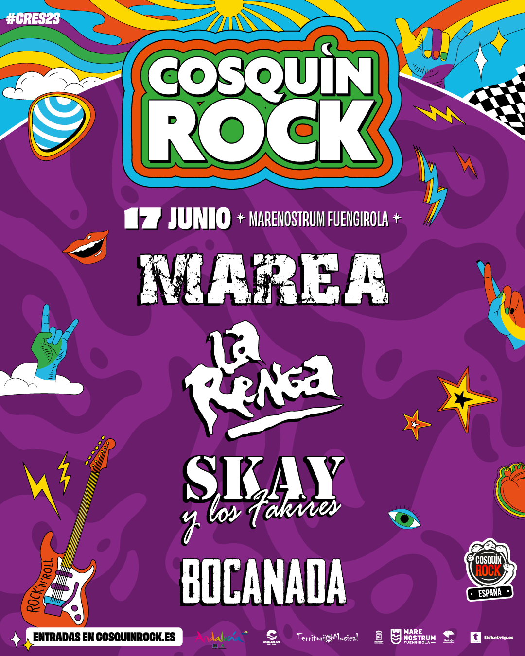 Cosquín Rock – 17 de junio en Marenostrum (Fuengirola)