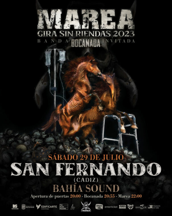 Marea estarán actuando en San Fernando (Cádiz) el 29 de julio