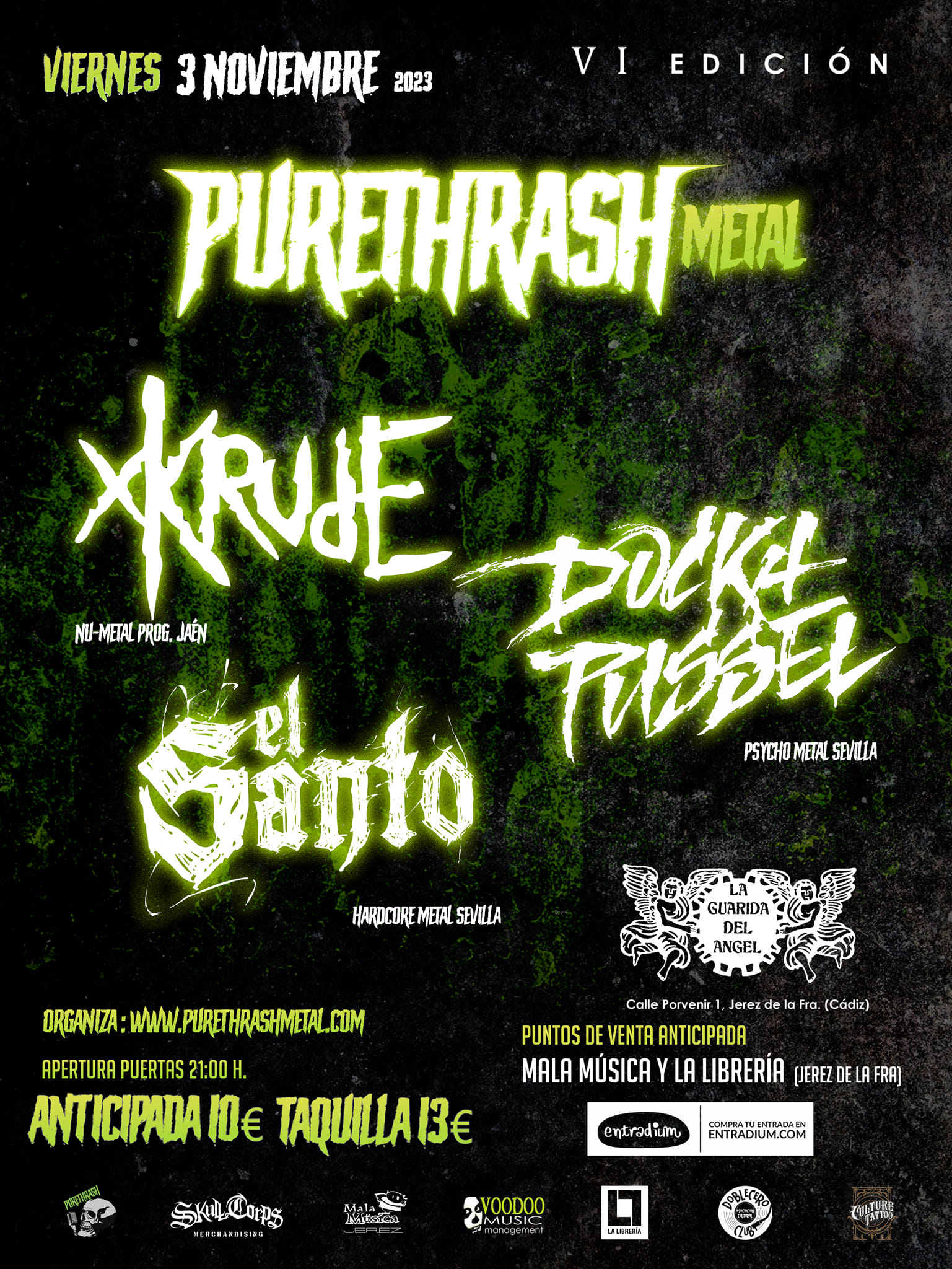 VI Purethrash Metal Festival – 3 de noviembre en Jerez