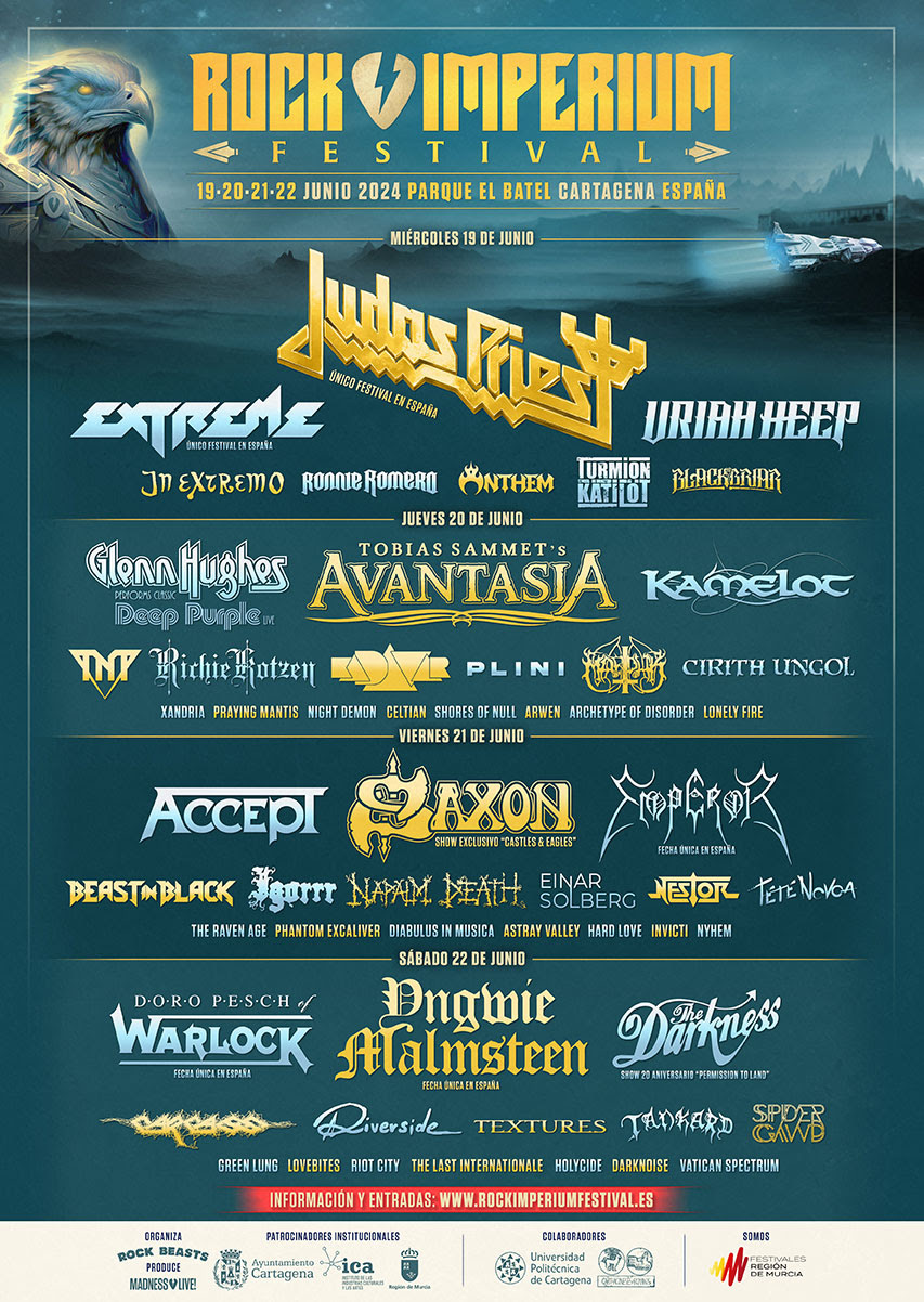 Rock Imperium Festival – 19, 20, 21 y 22 de junio en Cartagena